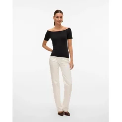Vero Moda dame top VMFIONA - Black Clearance