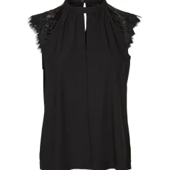 Vero Moda dame top VMMILLA - Black Clearance