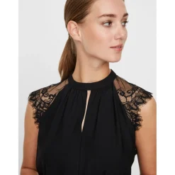 Vero Moda dame top VMMILLA - Black Clearance