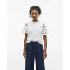 Vero Moda dame top VMPANNA - Snow white Sale