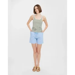 Vero Moda dame top VMSAILOR - Laurel Wreath SNOW WHITE Hot