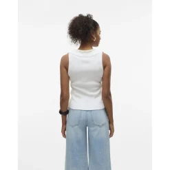 Vero Moda dame top VMWILLOW - Snow white Sale