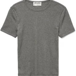 Vero Moda DAME T-SHIRT AWIRWINA - Medium grey melange Outlet