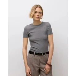 Vero Moda DAME T-SHIRT AWIRWINA - Medium grey melange Outlet