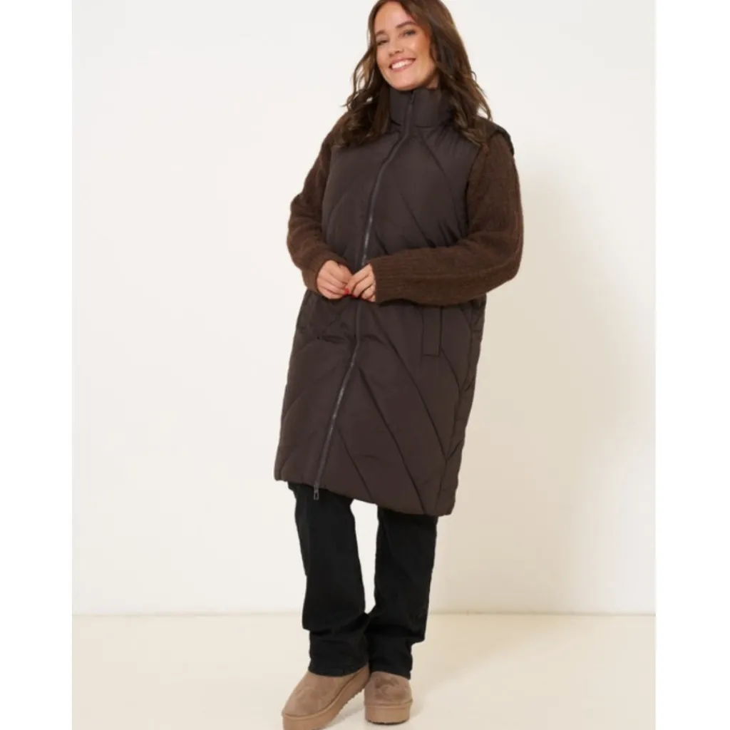 Vero Moda dame vest VMMILLAS - Chocolate Brown Outlet