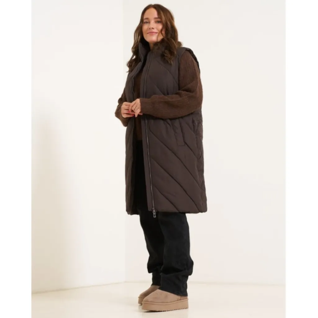 Vero Moda dame vest VMMILLAS - Chocolate Brown Outlet