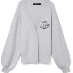 Vero Moda VERO MODE dame cardigan VMCARRIE - Light Grey Melange Outlet