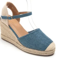 SHOES Vicca Dame plateau sandal 5982 - Navy Discount