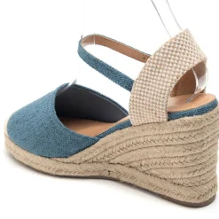 SHOES Vicca Dame plateau sandal 5982 - Navy Discount