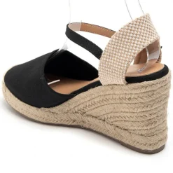 SHOES Vicca Dame plateau sandal 5982 - Black Best