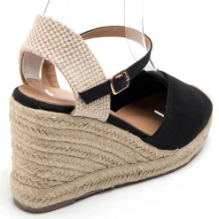 SHOES Vicca Dame plateau sandal 5982 - Black Best