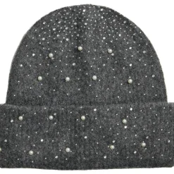 VILA dame Beanie hue VISUMM - Dark grey melange Best