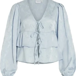 VILA dame bluse VIMALUNA - Kentucky blue New