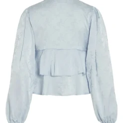 VILA dame bluse VIMALUNA - Kentucky blue New