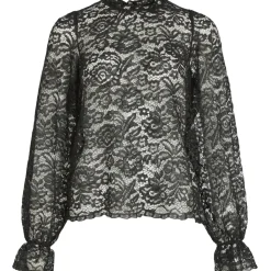VILA Dame Bluse VIVera - Black Sale