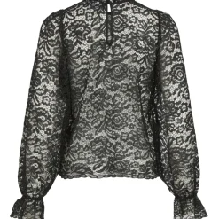 VILA Dame Bluse VIVera - Black Sale