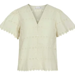 VILA dame bluse VIWASAT - Birch Clearance