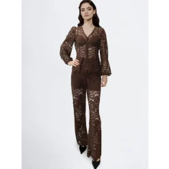 VILA dame bukser VIMAYE - Coffee Bean Clearance