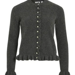 VILA Dame Cardigan VIJacia - Medium grey melange New