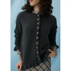 VILA Dame Cardigan VIJacia - Medium grey melange New