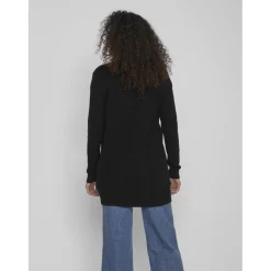 VILA dame cardigan VIRIL - Black Online