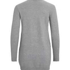 VILA dame cardigan VIRIL - Medium grey melange Online
