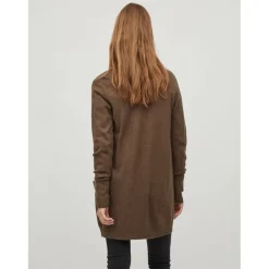 VILA dame cardigan VIRIL - Crocodile DARK MELANGE Discount