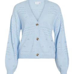 VILA dame cardigan VIRIL - Kentucky Blue MELANGE Discount