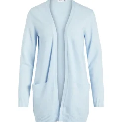 VILA dame cardigan VIRIL - Kentucky Blue MELANGE Hot