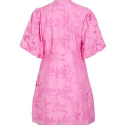 VILA DAME KJOLE VIAGGA - Sangria Sunset JACQUARD Sale