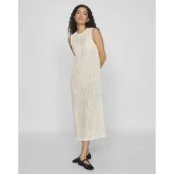 VILA dame kjole VIKALVIN - Birch Outlet