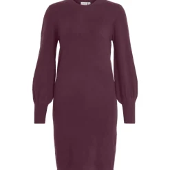 VILA DAME KJOLE VIKERRY - Fig Hot