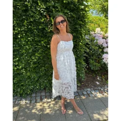 VILA dame kjole VILEONORA - Cloud Dancer Outlet