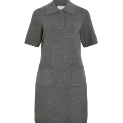 VILA dame kjole VILINA - Medium grey melange New