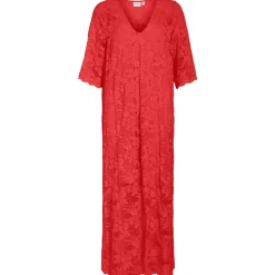 VILA dame kjole VILORNA - Poppy Red Sale