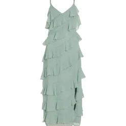 VILA DAME KJOLE VILUNA - Green Milieu Hot