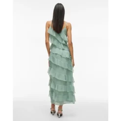 VILA DAME KJOLE VILUNA - Green Milieu Hot