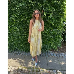 VILA DAME KJOLE VIMURINA - pale banana Clearance