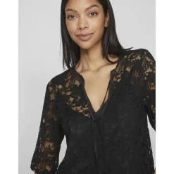 VILA dame kjole VINALINA - Black Outlet