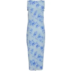 VILA dame kjole VIRIKKE - Kentucky Blue BLUE ROSE Hot