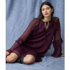 VILA DAME KJOLE VISILJA - Fig New