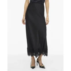 VILA Dame Nederdel VIEllette - Black Beauty Online