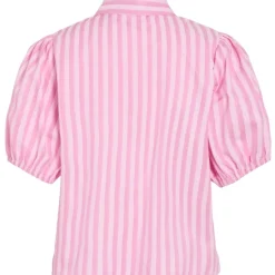 VILA DAME SKJORTE VIASTANA - Sangria Sunset Stripes Sale