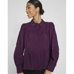 VILA dame skjorte VIKATRIA - Winter Bloom Discount