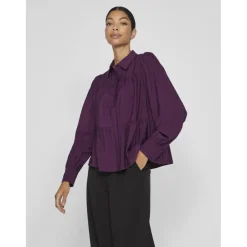 VILA dame skjorte VIKATRIA - Winter Bloom Discount