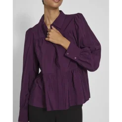 VILA dame skjorte VIKATRIA - Winter Bloom Discount