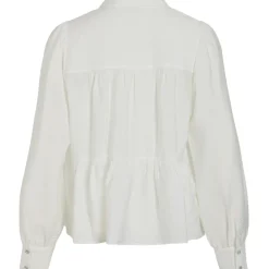 VILA dame skjorte VIKATRIA - Cloud Dancer Best