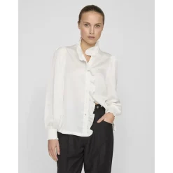 VILA dame skjorte VILUTTO - Cloud Dancer Best