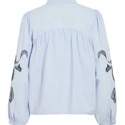 VILA dame skjorte VIVESTA - Kentucky Blue Detail Black beauty Hot