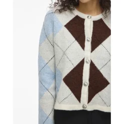 VILA dame strik cardigan VIKAYLA - Birch Hot